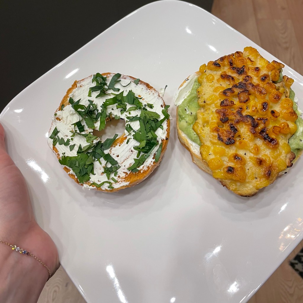 GALETTE DE MAÏS ET CRÈME&nbsp;D&rsquo;AVOCAT