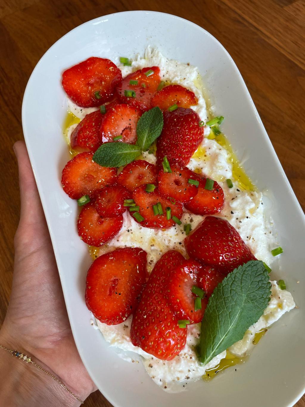 BURRATA ET FRAISE