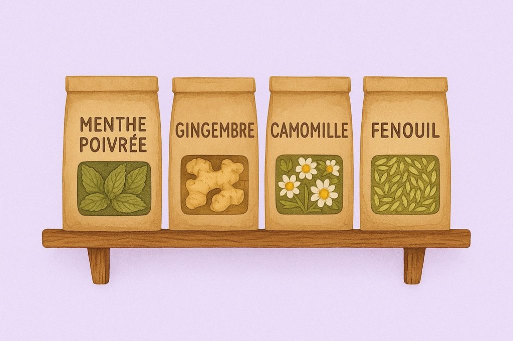 Les meilleures plantes pour la&nbsp;digestion